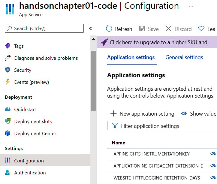 Figure 1.30 – Configuration blade
