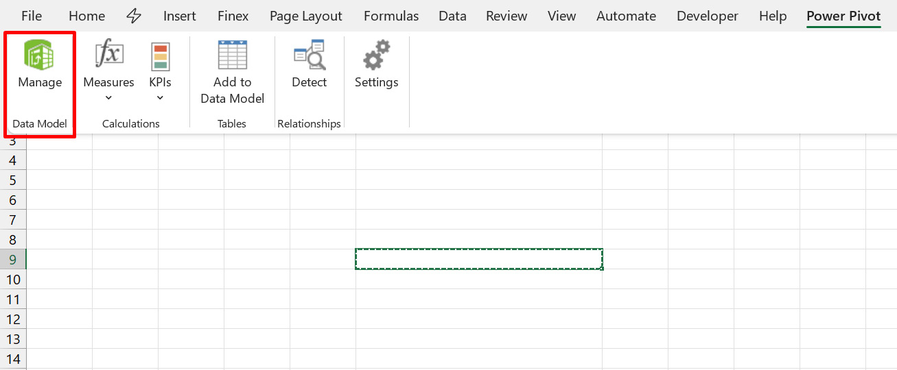 Figure 5.2 – Creating a table for measures