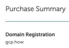 Figure 2.1 – My new domain – gcp.how
