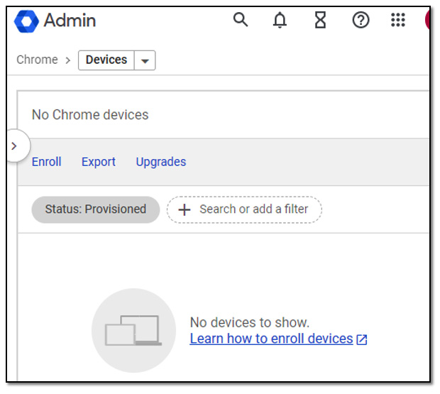 Figure 10.30 – The Chrome Devices screen