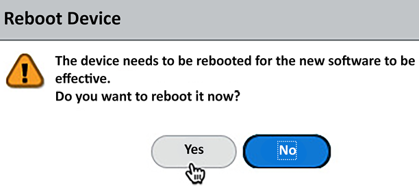 Figure 2.24 – Post-installation reboot dialog 