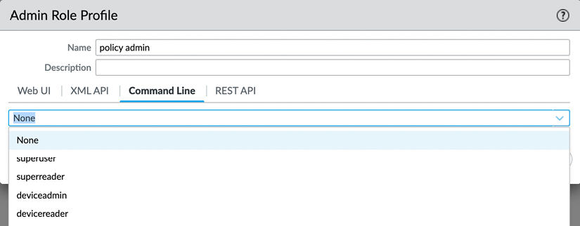 Figure 2.34 – The Command Line permissions 