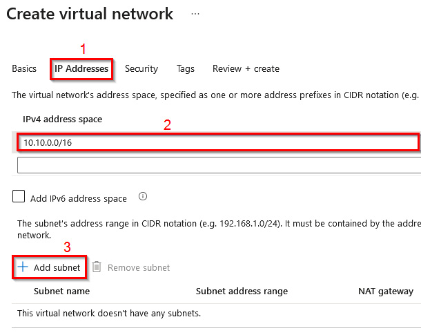 Figure 1.22 – Setting the IP address