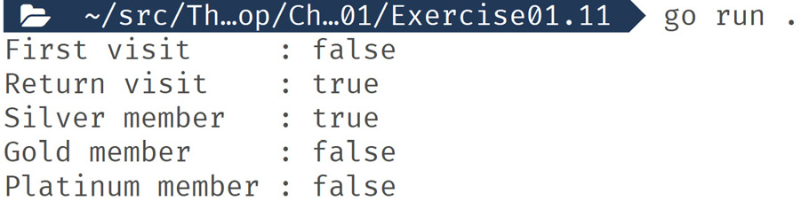 Figure 1.15: Output displaying the comparison result