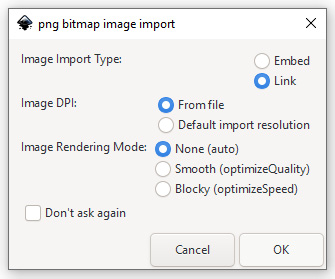 Figure 2.2 – Linking your sketches while importing them
