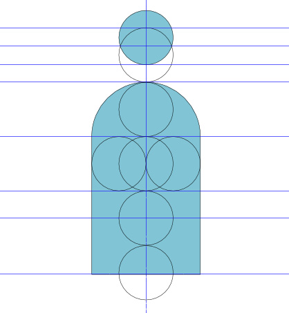 Figure 2.4 – Proportions of the two elements in the user shape
