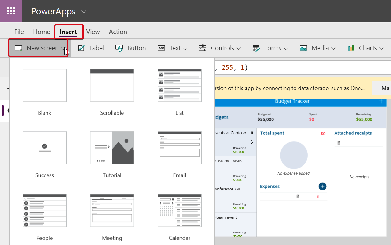 Figure 13: Adding Screen