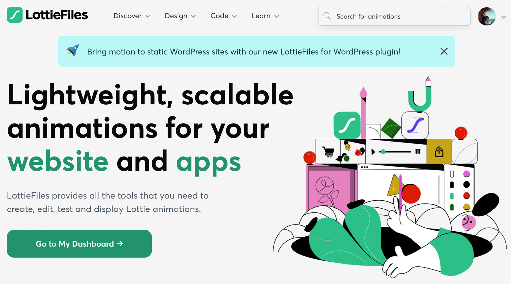 Figure 1.8 – The LottieFiles platform
