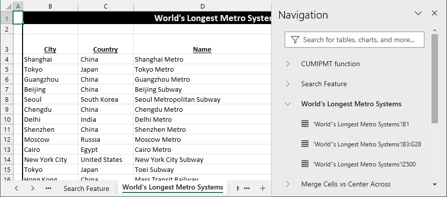 Figure 1.11 – Navigation pane in Microsoft 365
