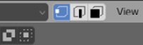 Figure 1.9 – Select modes – vertex, edge, and face from left to right