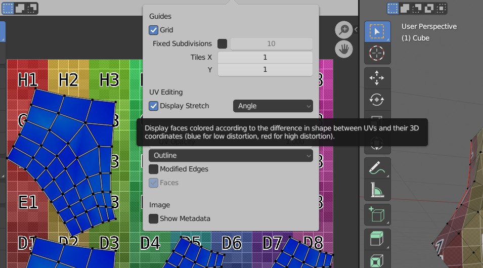 Figure 4.46 – The Display Stretch option