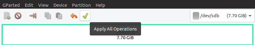 Figure 1.15 – Clicking on Apply All Operations
