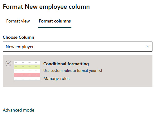 Figure 15.1 - Column formatting