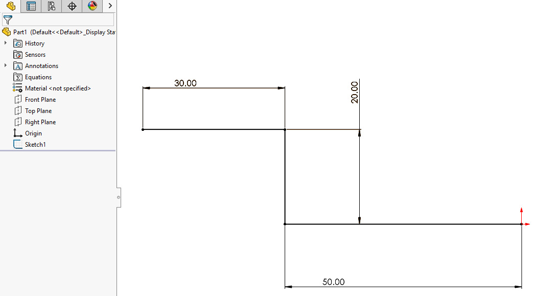 Figure 1.21: A more complex Single Open Contour sketch