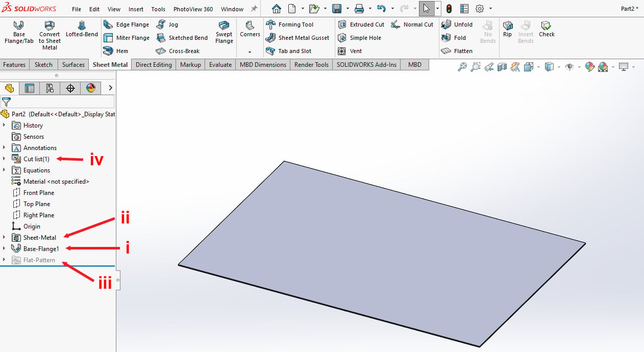 Figure 1.7: Sheet Metal part details
