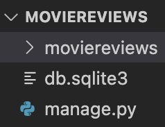 Figure 2.1 – The MOVIEREVIEWS directory structure
