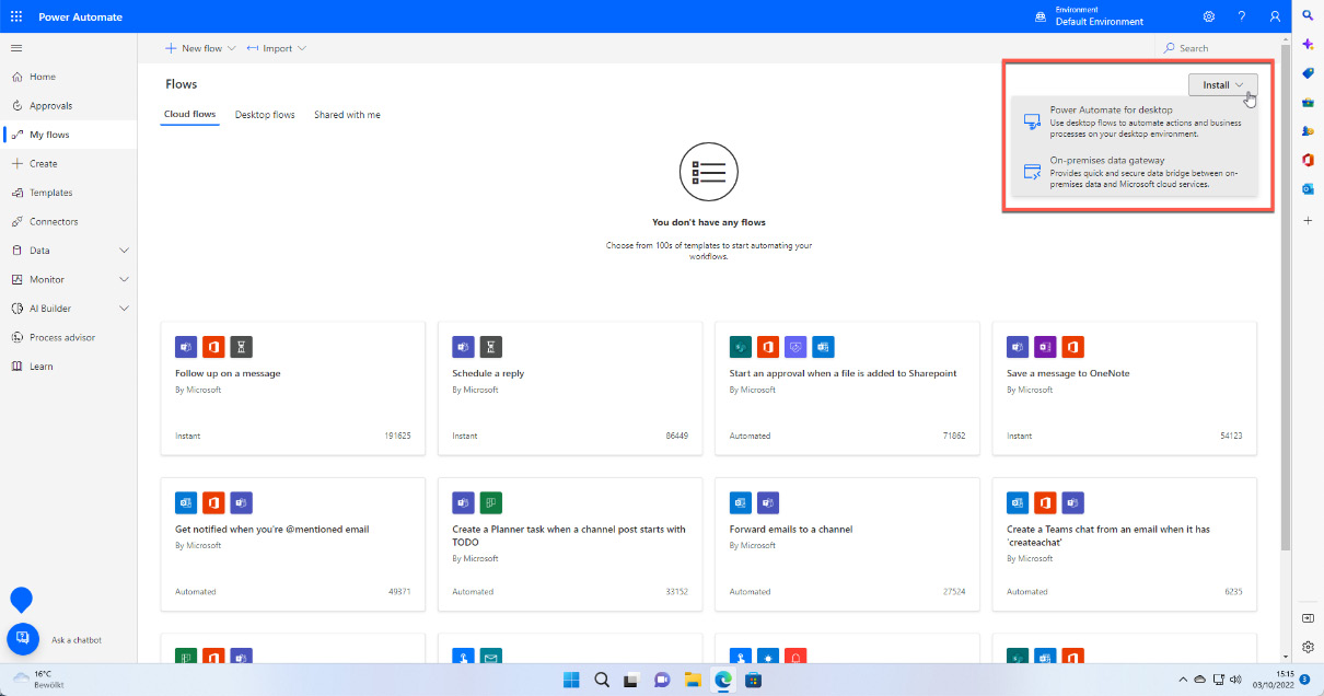 Figure 2.3 – Installation files for