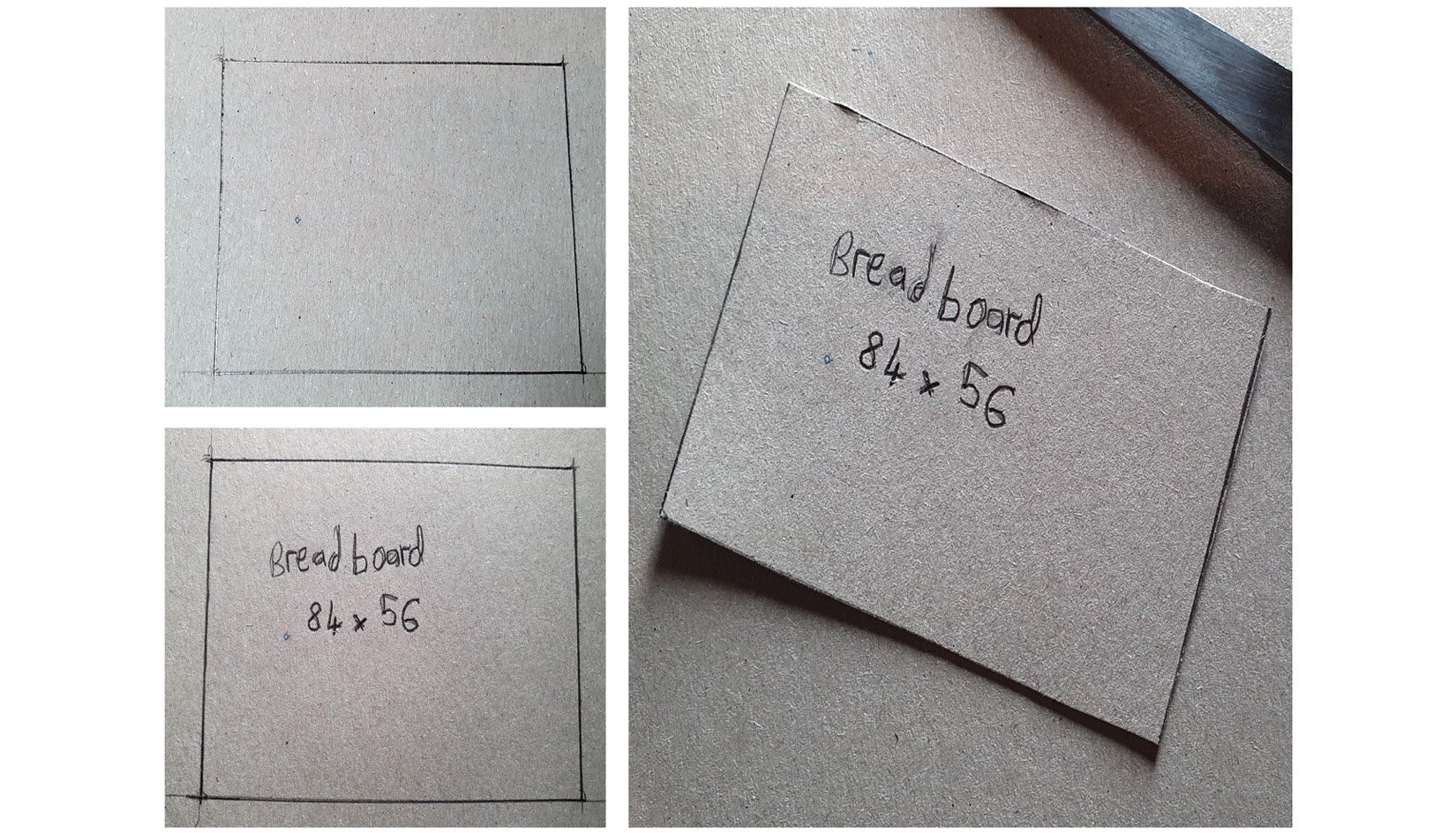 Figure 1.11 – Making a breadboard test-fit part
