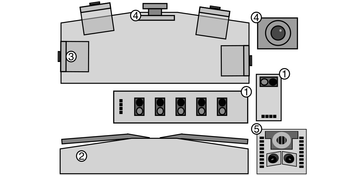 Figure 14.2 – Robot sensor extensions
