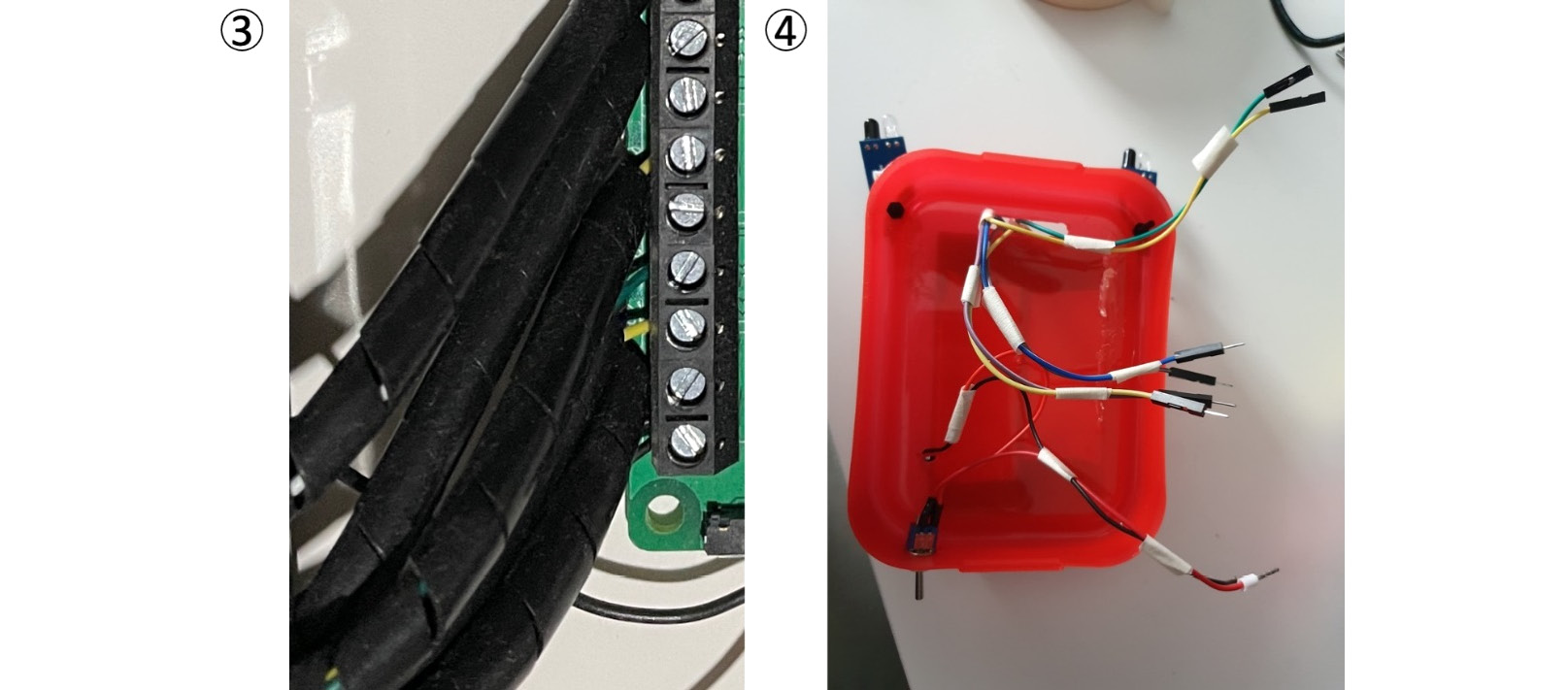 Figure 14.6 – Tidying wiring
