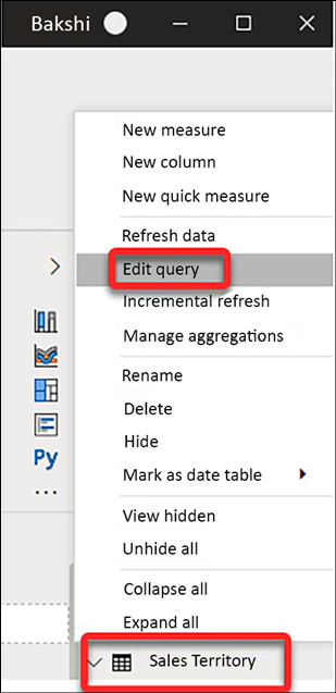 Figure 3.10 – Navigating directly to a specific underlying query in Power Query Editor 