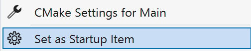 Figure 1.5: Configuring the startup item in VS 2022