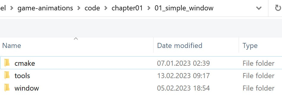 Figure 1.12: Navigating to the folder with the Eclipse project