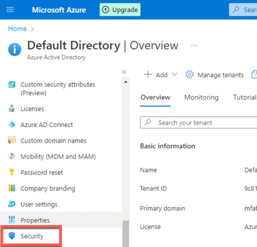 Figure 3.41 – Changing security CA