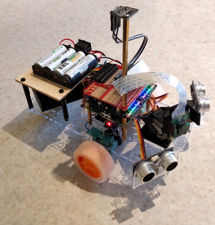 Figure 1.13 – An assembled hobby robot