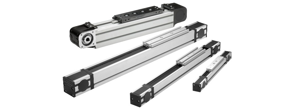 Figure 1.16 – Linear actuators: By Rollon91, Image credit: https://commons.wikimedia.org/wiki/File:Uniline.jpg?uselang=fr CC BY-SA 3.0