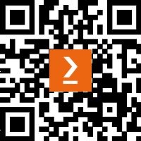 A qr code with an orange square AI-generated content may be incorrect.