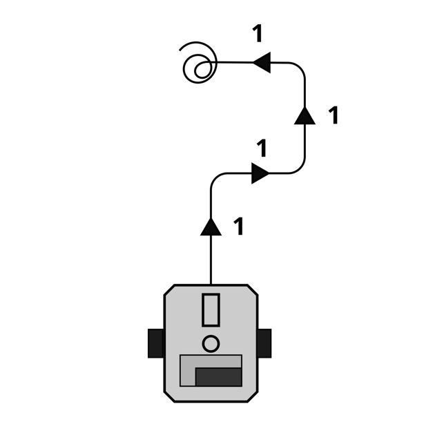 Figure 6.6 – A path for our robot to drive