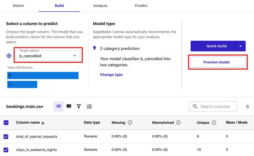 Figure 1.18 – The Build tab
