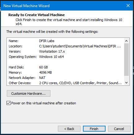 Figure 1.22 – Virtual ﻿machine settings