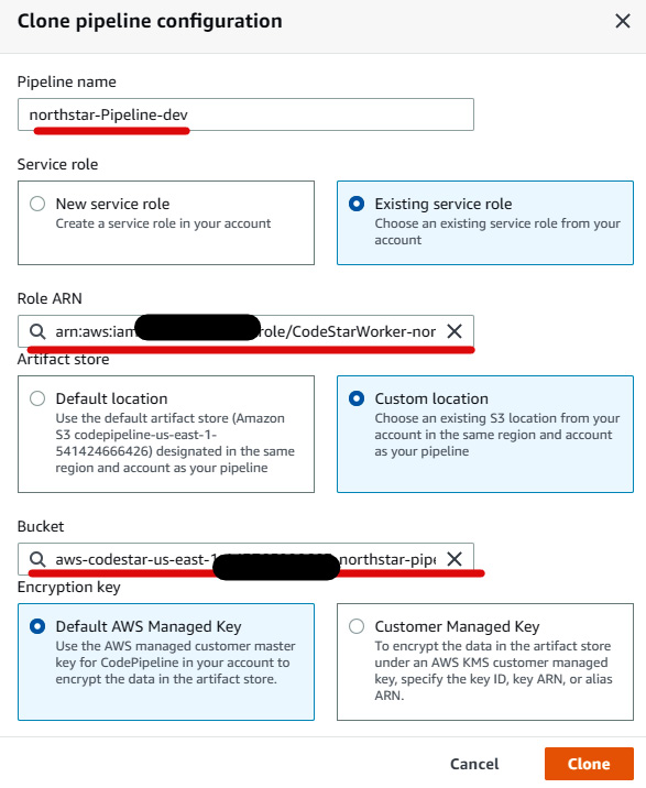 Figure 1.36 – Pipeline clone configuration
