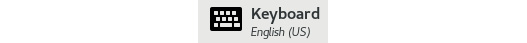 Figure 1.19 – RHEL 9 install – The Keyboard selection icon
