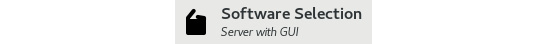 Figure 1.30 – RHEL 9 install – the Software Selection icon
