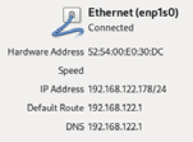 Figure 1.44 – RHEL 9 install – the NETWORK & HOST NAME configuration information details
