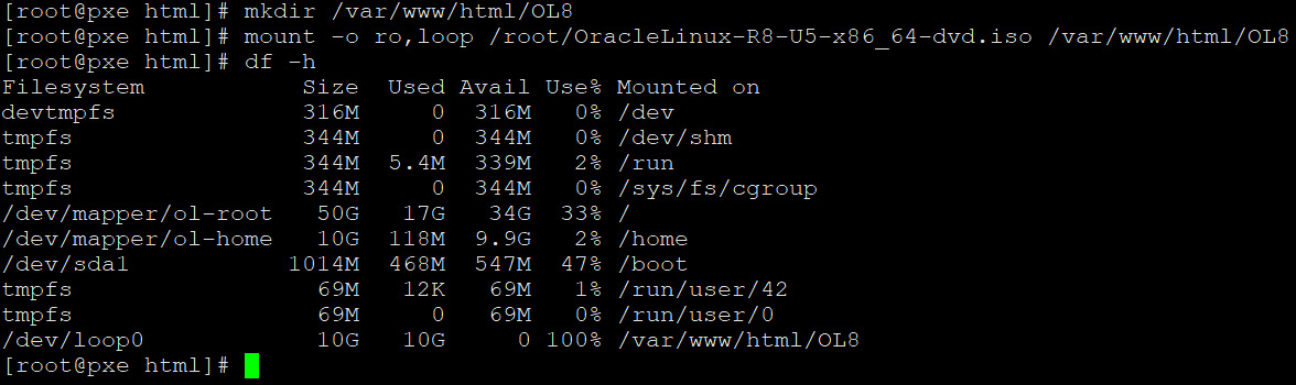 Figure 2.10 – ISO mounted