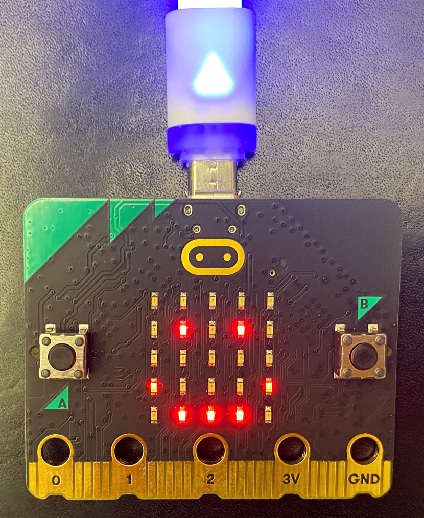 Figure 1.6 – A micro-USB male connector (courtesy: https://commons.wikimedia.org/wiki/File:Bbc-microbit-2021.jpg)
