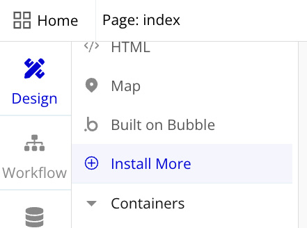 Figure 9.1: The Install More button