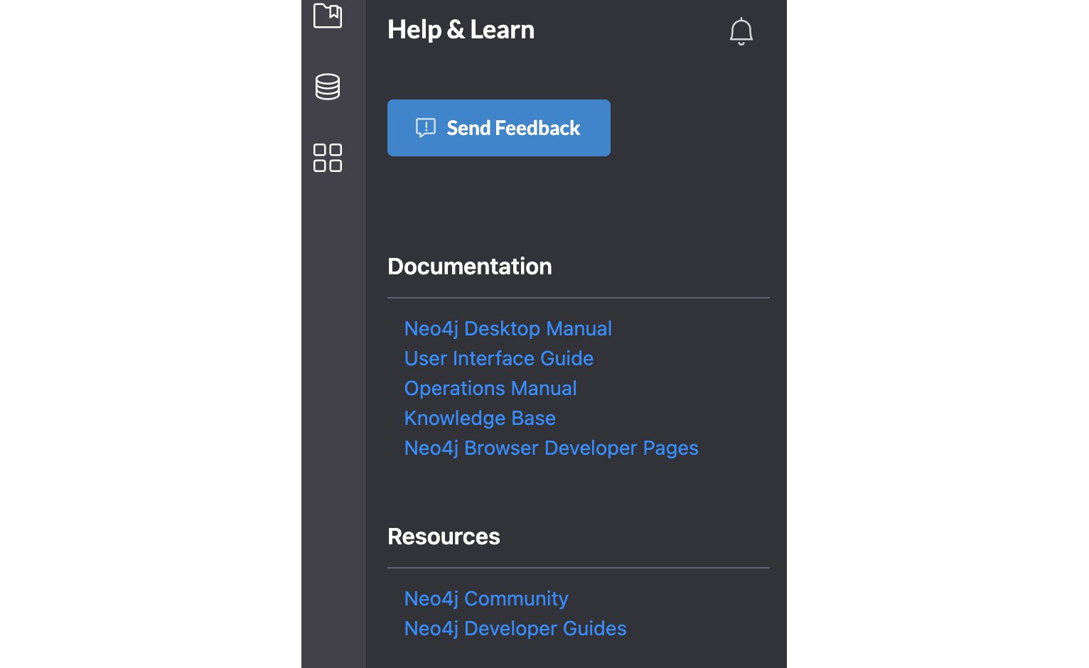 Figure 1.15 – Help menu
