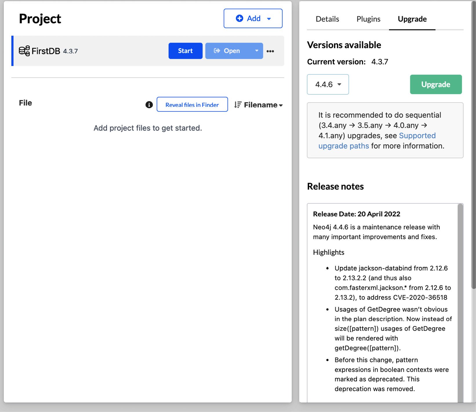 Figure 1.21 – Upgrade options
