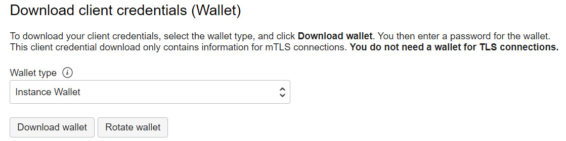 Figure 1.13 – Prompting Oracle Wallet