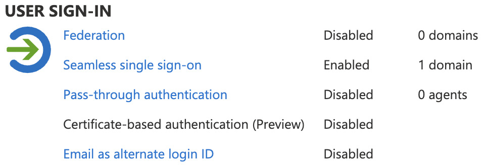 Figure 1.14: User sign-in settings