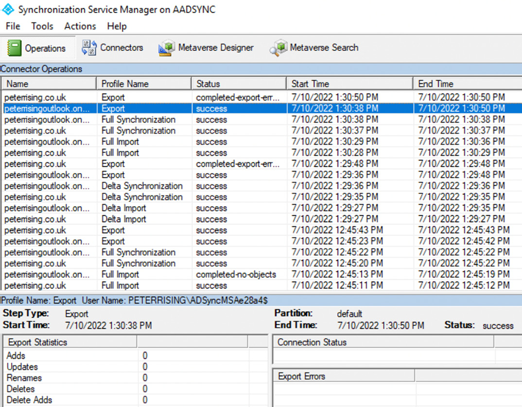 Figure 1.19: Synchronization Service Manager