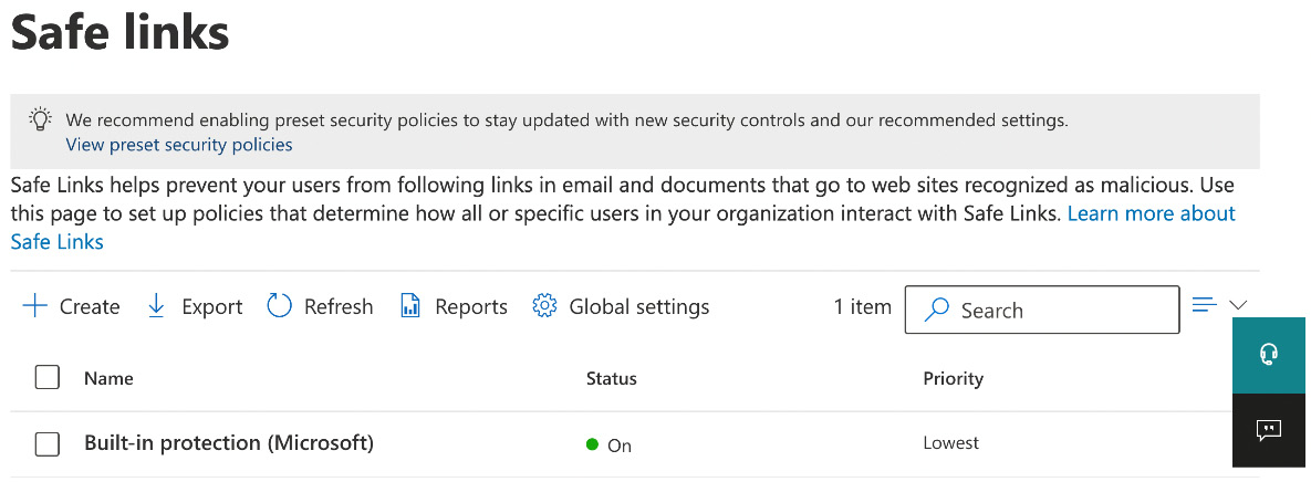 Figure 8.21: Safe links