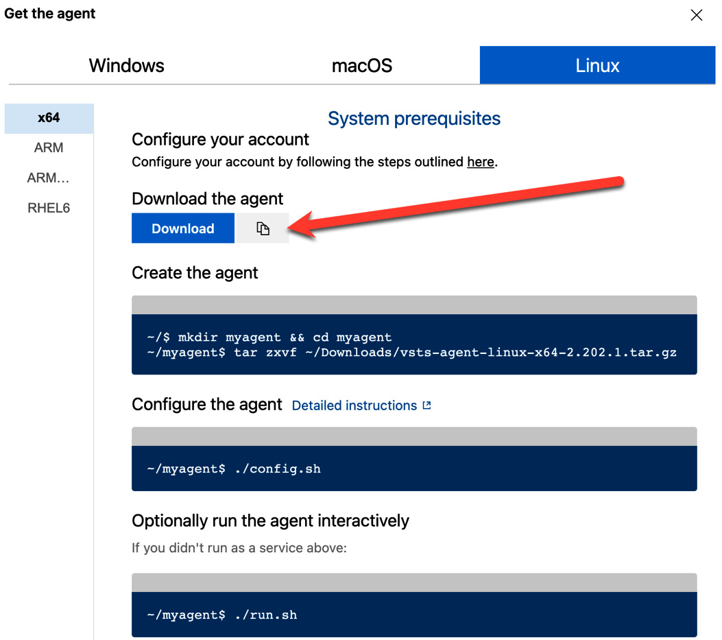 Figure 1.21 – Linux agent