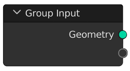 Figure 1.2: Group Input node