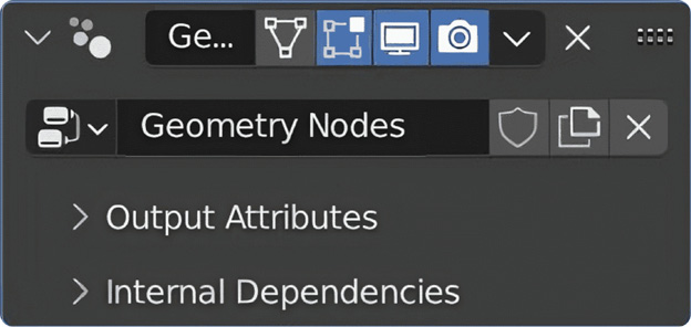 Figure 1.18: Geometry Nodes Modifier